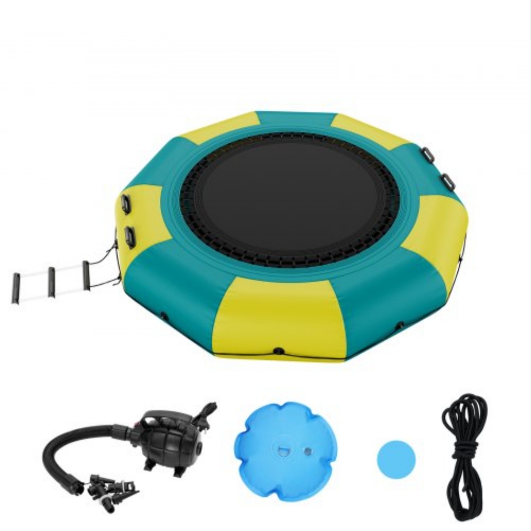 PACK 4:  TRAMPOLIN HINCHABLE RIGIDO (2m diámetro, 0'60m grosor)