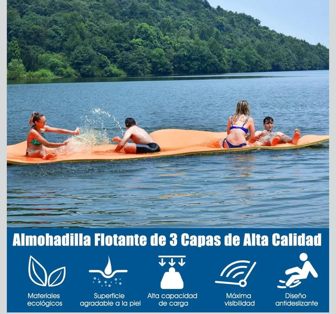 PACK 3B:    1 PLATAFORMA ENDEBLE FLOTANTE (3,55m x 1,83m) + BOLSA IMPERMEABLE DE 20L